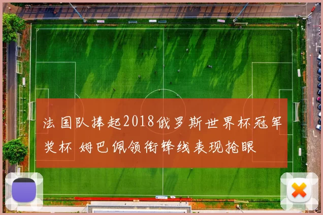 法国队捧起2018俄罗斯世界杯冠军奖杯 姆巴佩领衔锋线表现抢眼